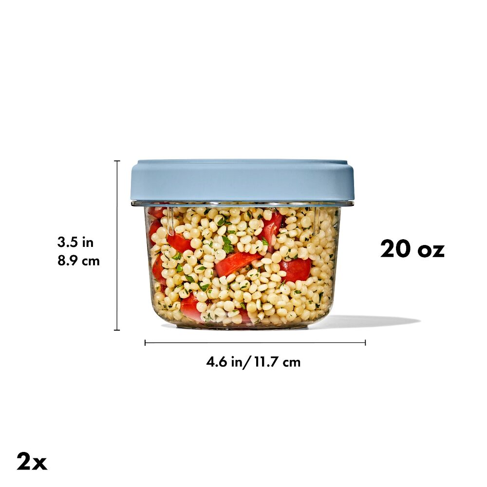 Twist & Stack Container (20 oz) – 2-Pack B0