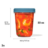 Twist & Stack Container (32 oz) – 2-Pack F0