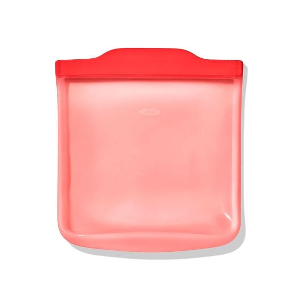 Silicone Reusable Bag - Sandwich Bag (28 oz) - Watermelon P9