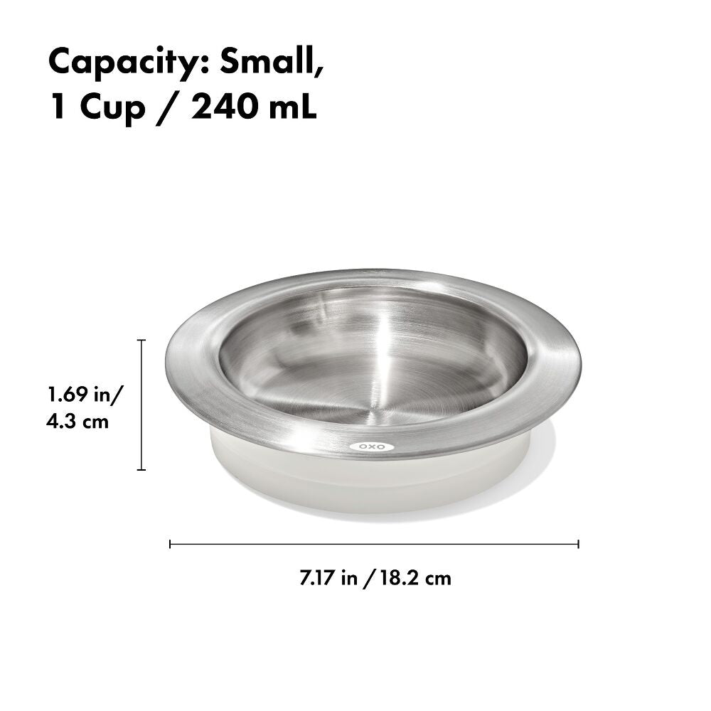 OXO Pet Nonslip Bowl - Small, 1 Cup / 240 mL E0