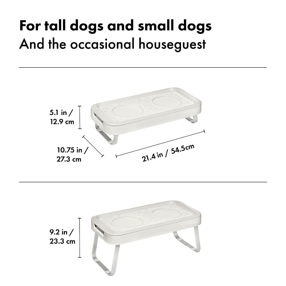 OXO Pet Adjustable Elevated Feeder U0