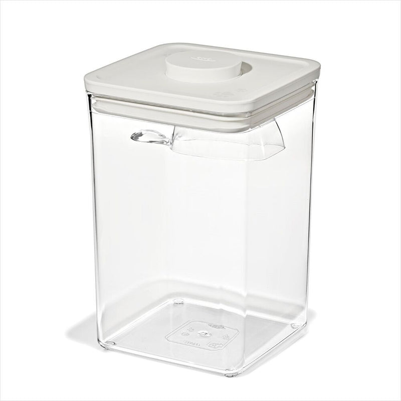 OXO Pet POP Container with Scoop — Big Square Medium — 4.4 Qt/4.2 L N9