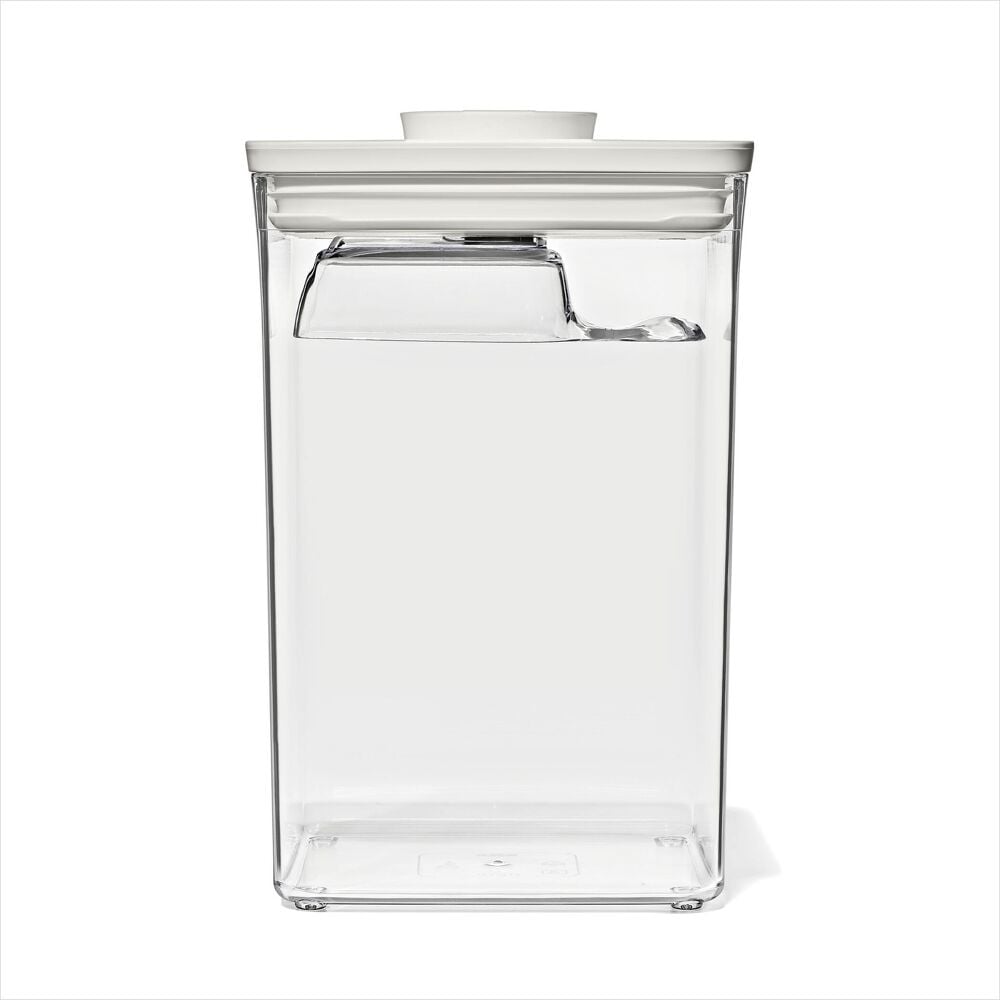 OXO Pet POP Container with Scoop — Big Square Medium — 4.4 Qt/4.2 L N9