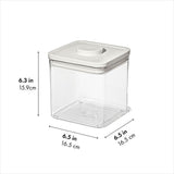 OXO Pet POP Container — Big Square Short — 2.8 Qt/2.6 L N0