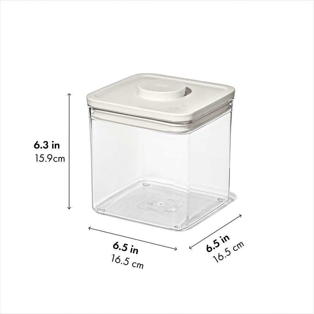 OXO Pet POP Container — Big Square Short — 2.8 Qt/2.6 L N0
