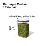 POP Container - Rectangle Medium (2.7 Qt/2.6 L) E4