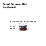 POP Container - Small Square Mini (0.4 Qt.) F2