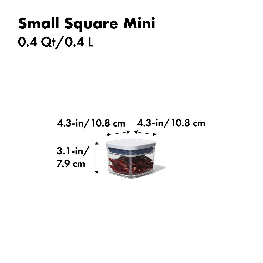 POP Container - Small Square Mini (0.4 Qt.) F2