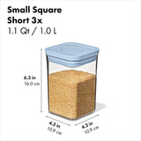 3-Piece POP Container Set with Mini Scoops W6