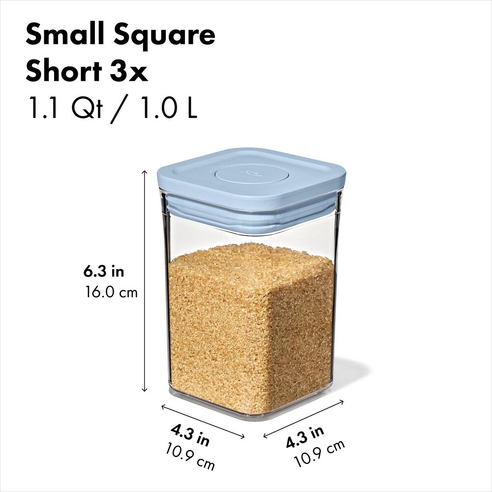 3-Piece POP Container Set with Mini Scoops W6