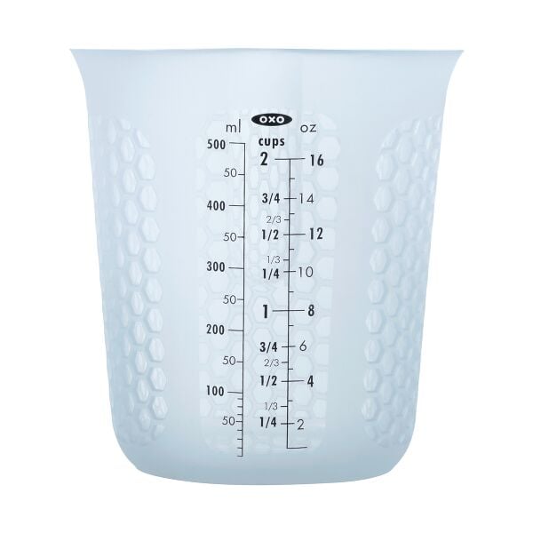 2 Cup Squeeze & Pour Silicone Measuring Cup W0