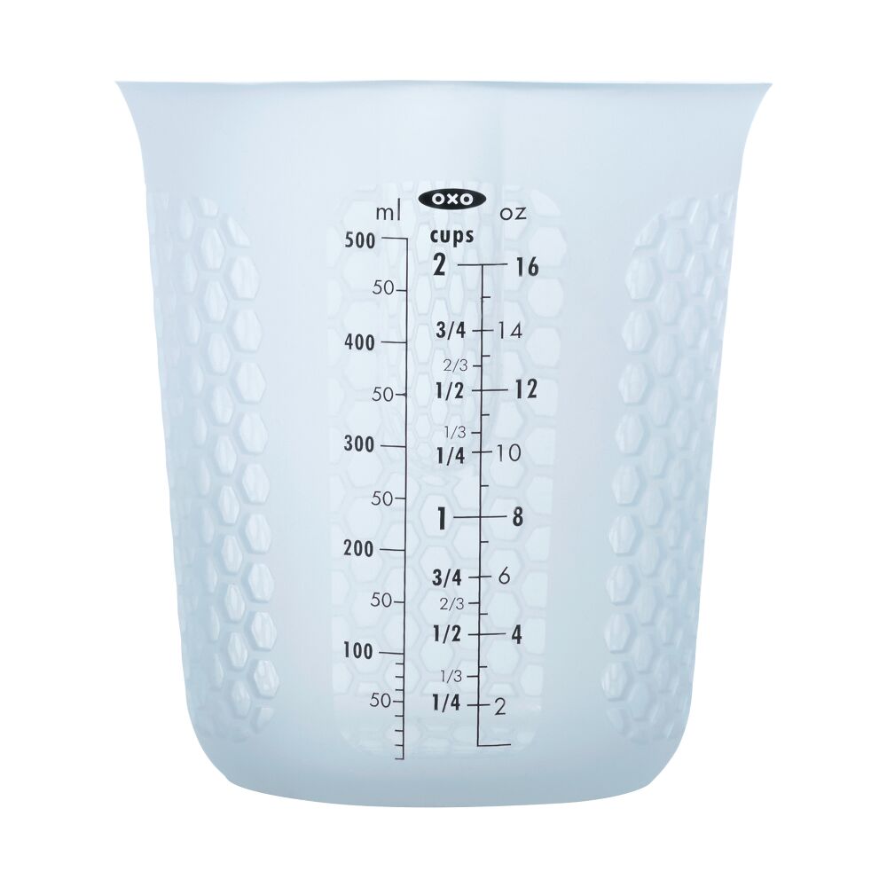 2 Cup Squeeze & Pour Silicone Measuring Cup W0
