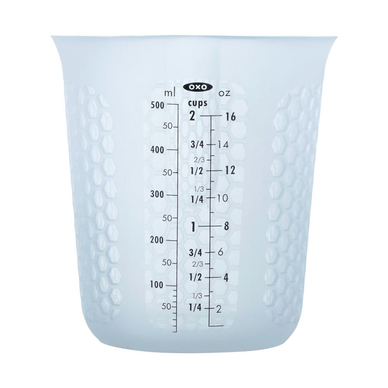 2 Cup Squeeze & Pour Silicone Measuring Cup W0