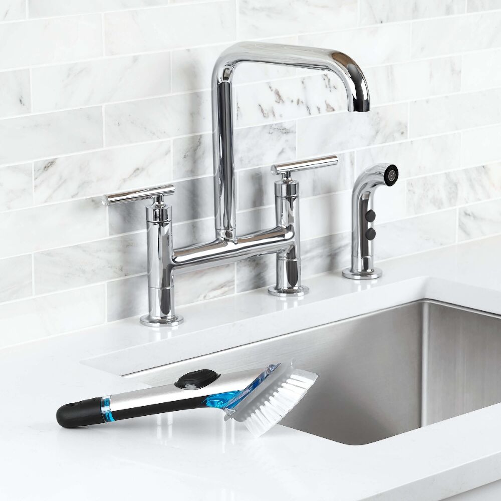 Steel Soap Dispensing Dish Brush Refills P4