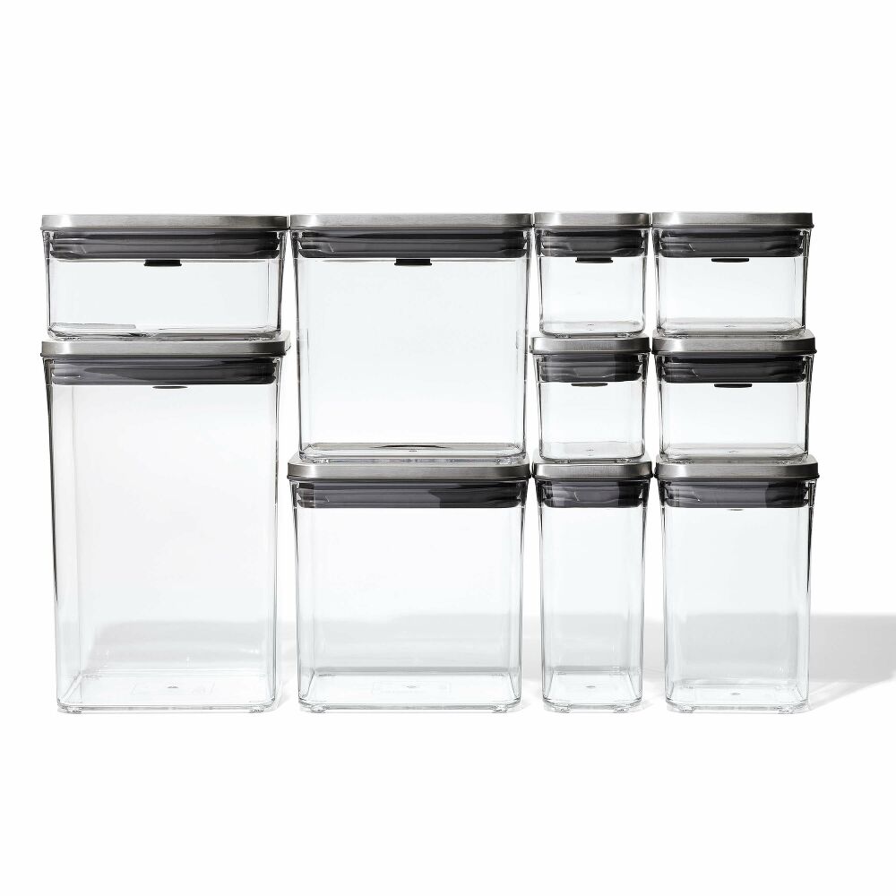 Steel 12-Piece POP Container Set D0
