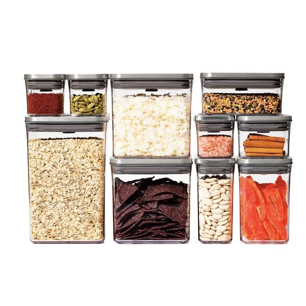 Steel 12-Piece POP Container Set D0