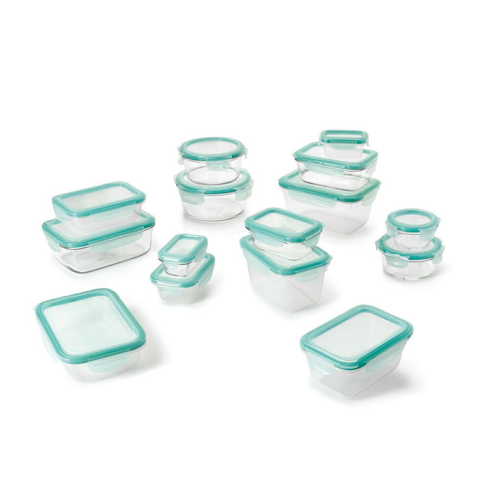 OXO Good Grips 30 Piece Smart Seal Glass & Plastic Container Set J1