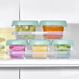 12-Piece Baby Blocks Food Storage Container Set - Opal D5