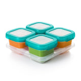 6 oz Baby Blocks™ Plastic Freezer Storage Containers - Tot Teal A9