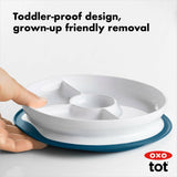 Stick & Stay Suction Divided Plate J4