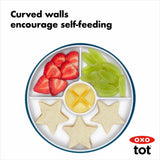 Stick & Stay Suction Divided Plate J4