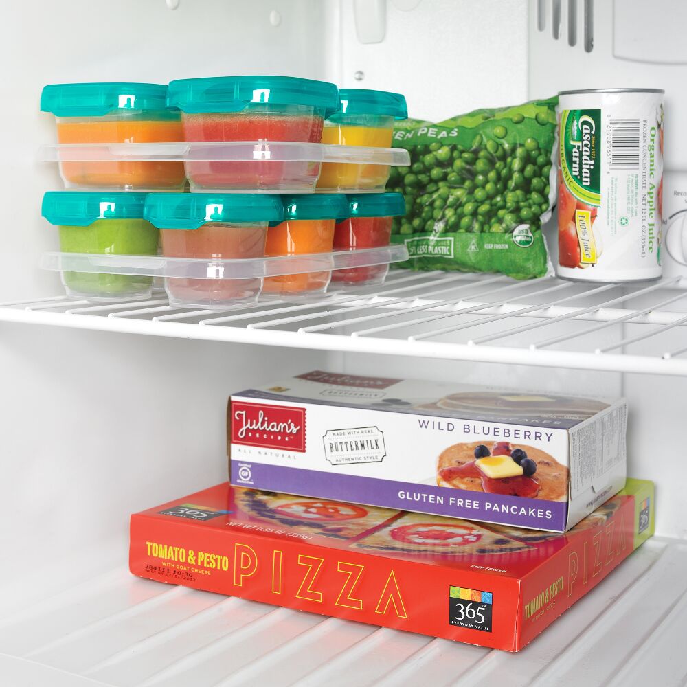 12-Piece Baby Blocks™ Plastic Freezer Storage Container Set - Tot Teal R4