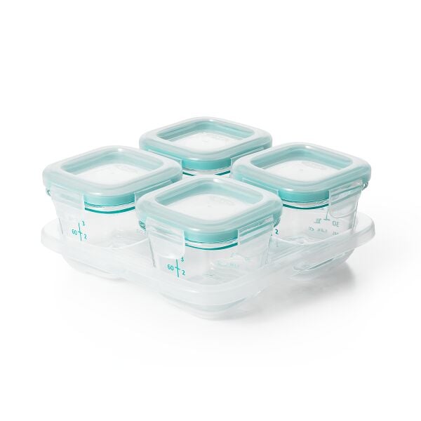 4 oz Glass Baby Blocks™ Freezer Storage Containers S4