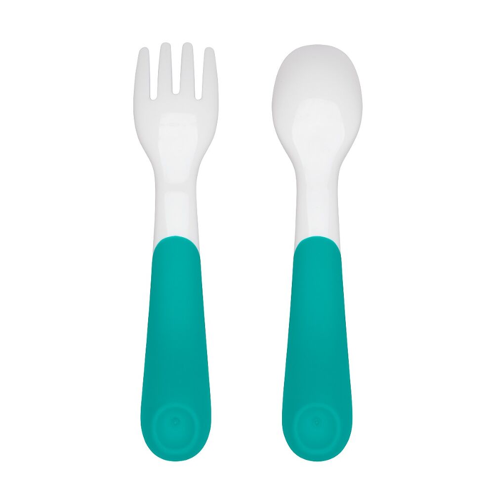 On-the-Go Plastic Fork and Spoon Set with Travel Case O4