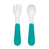 On-the-Go Plastic Fork and Spoon Set with Travel Case Z5