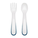On-the-Go Plastic Fork and Spoon Set with Travel Case R0
