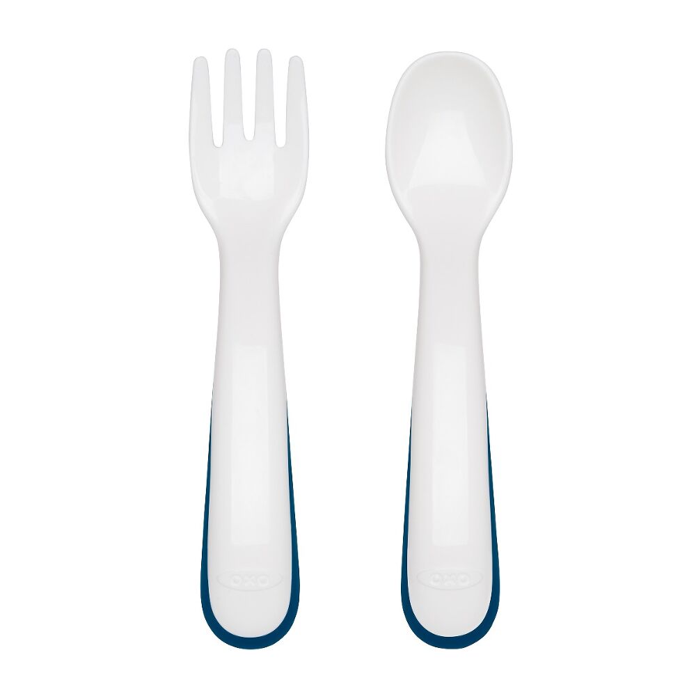 On-the-Go Plastic Fork and Spoon Set with Travel Case R0