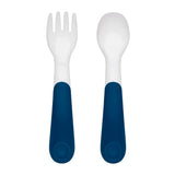 On-the-Go Plastic Fork and Spoon Set with Travel Case R0
