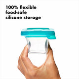 4 oz Baby Blocks™ Silicone Freezer Storage Containers - Tot Teal J5