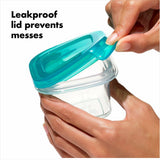 4 oz Baby Blocks™ Silicone Freezer Storage Containers - Tot Teal J5