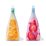 Tot Silicone Reusable Bag - 2-Piece Stand-Up Cup Set N1