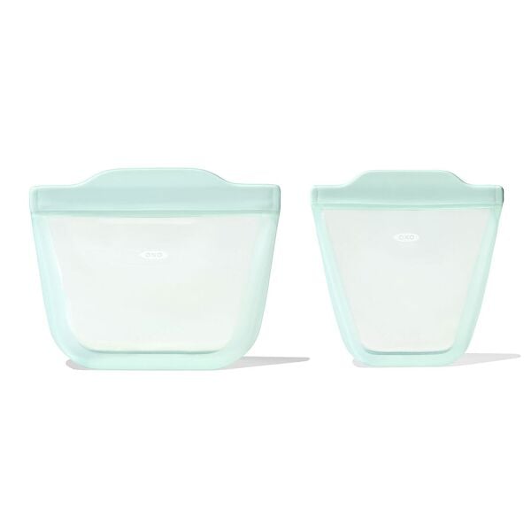 Tot Silicone Reusable Bag - 2-Piece Stand-Up Cup Set N1