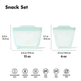 Tot Silicone Reusable Bag - 2-Piece Stand-Up Cup Set N1