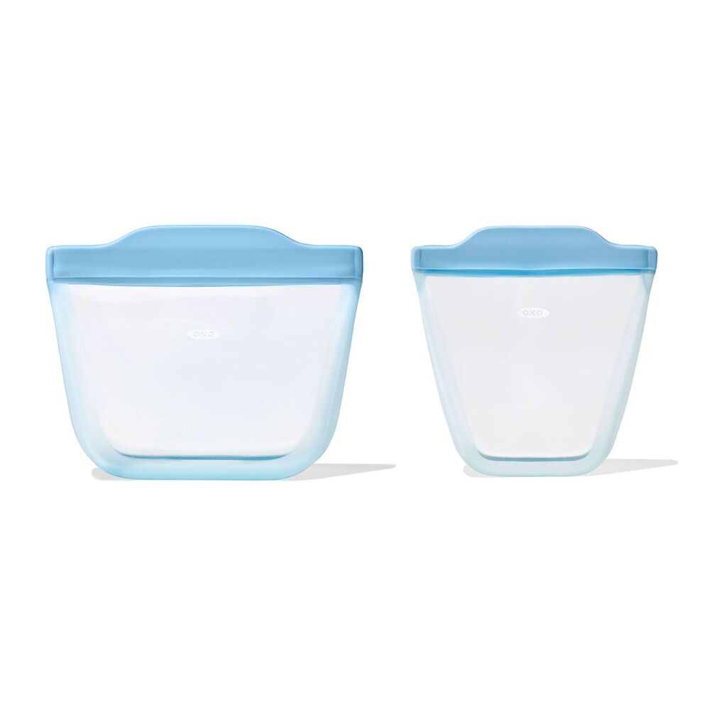 Tot Silicone Reusable Bag - 2-Piece Stand-Up Cup Set N1