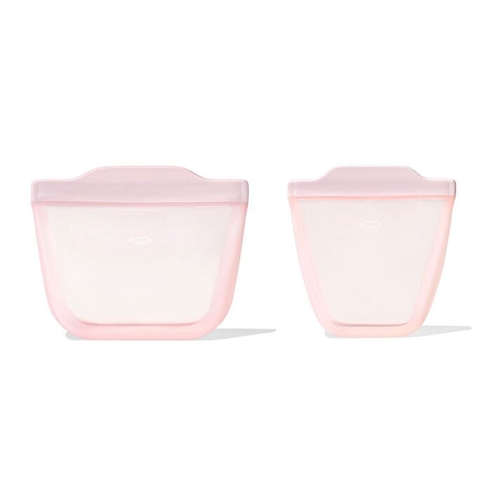 Tot Silicone Reusable Bag - 2-Piece Stand-Up Cup Set N1