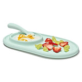 Textured Suction Plate & Spoons Set – 3-Piece O4