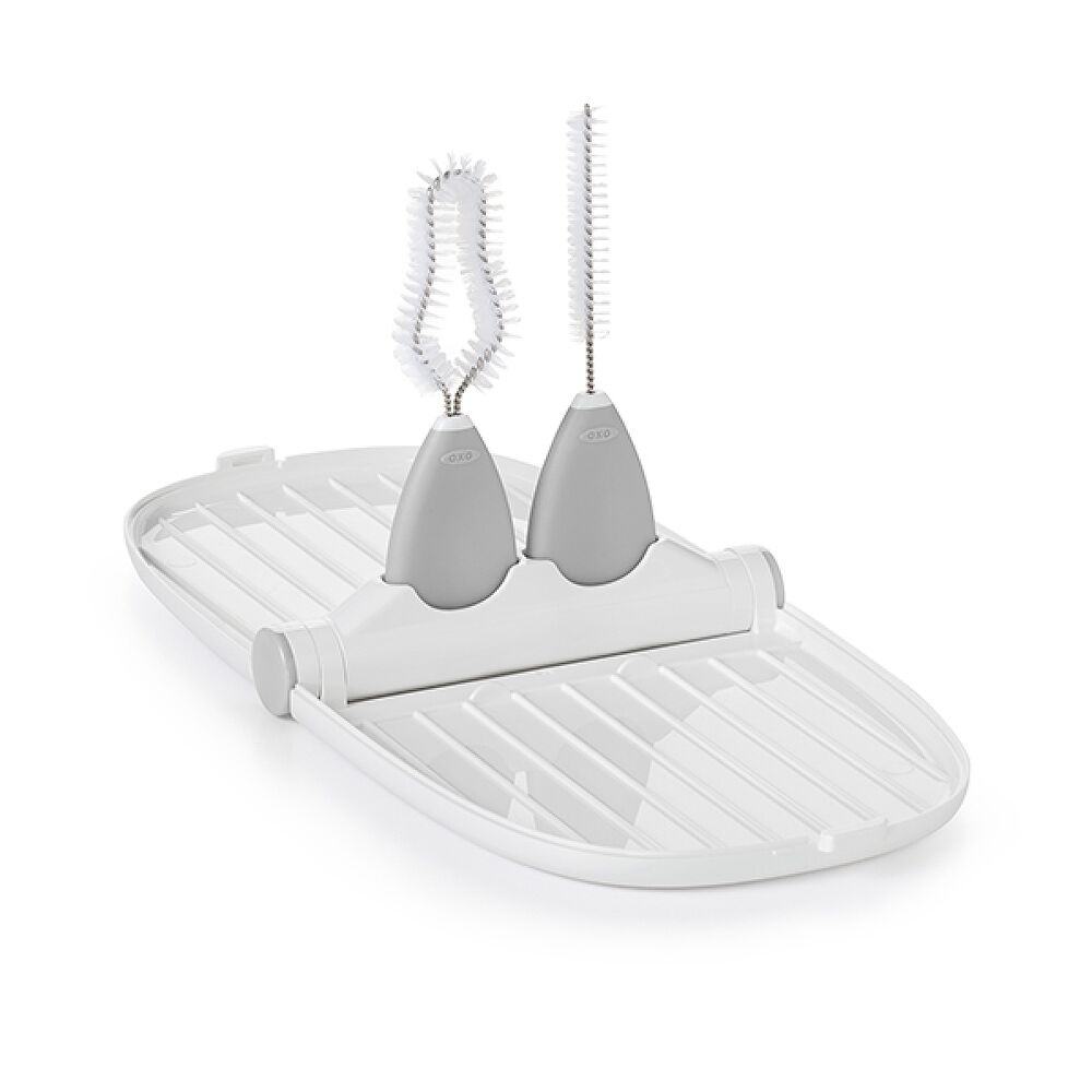 Breast Pump Parts Drying Rack with Detail Brushes G9