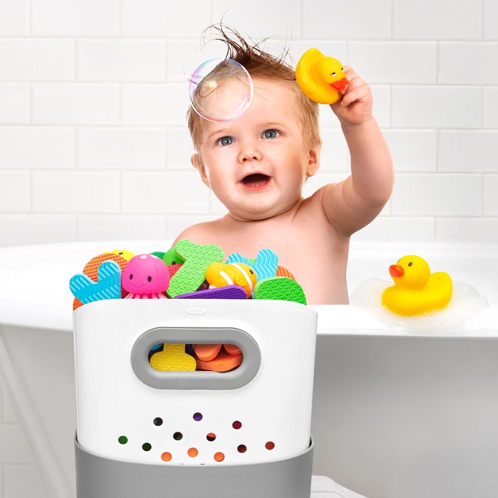 Stand Up Bath Toy Bin S6