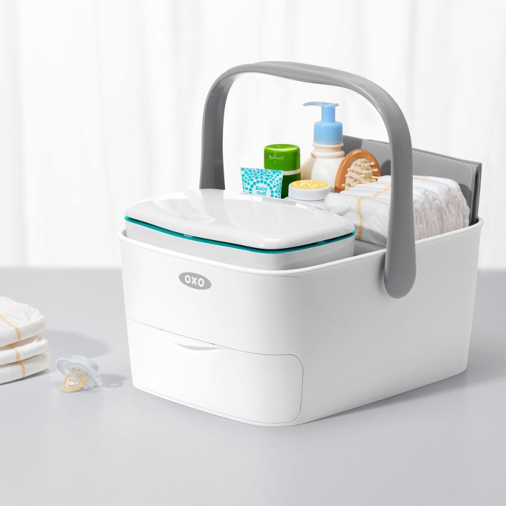 Diaper Caddy with Changing Mat F8