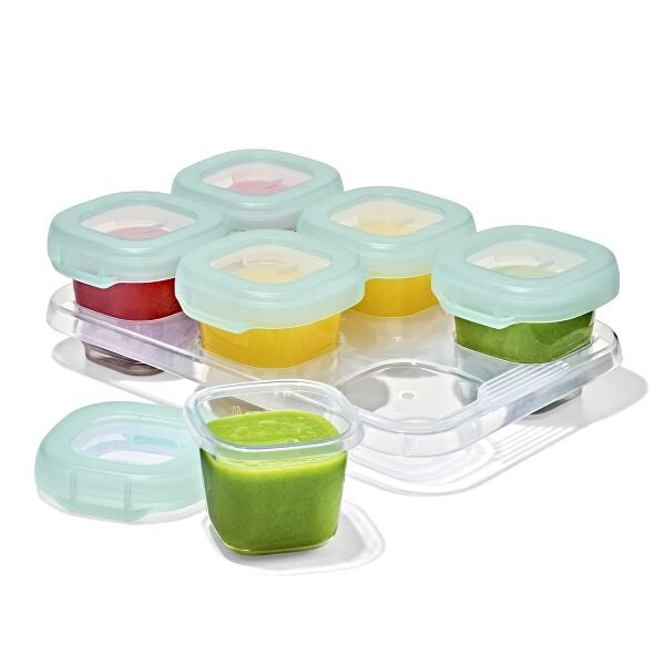 Baby Blocks Food Storage Containers (2 oz) - Opal A5