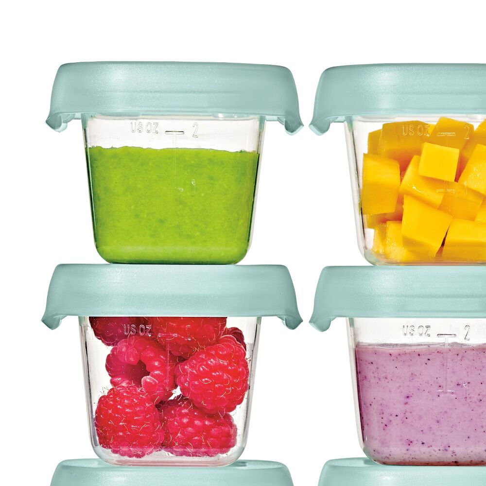 Baby Blocks Food Storage Containers (2 oz) - Opal A5