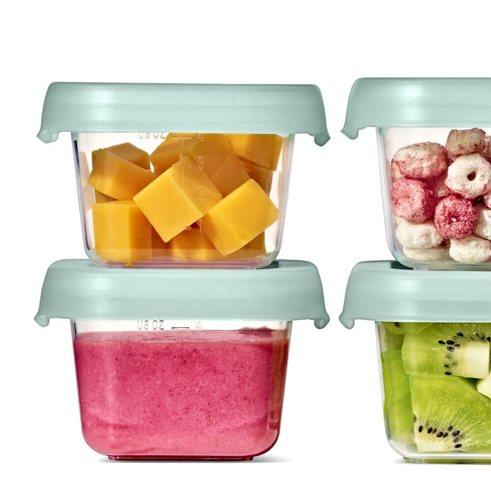 Baby Blocks Food Storage Containers (4 oz) - Opal E9