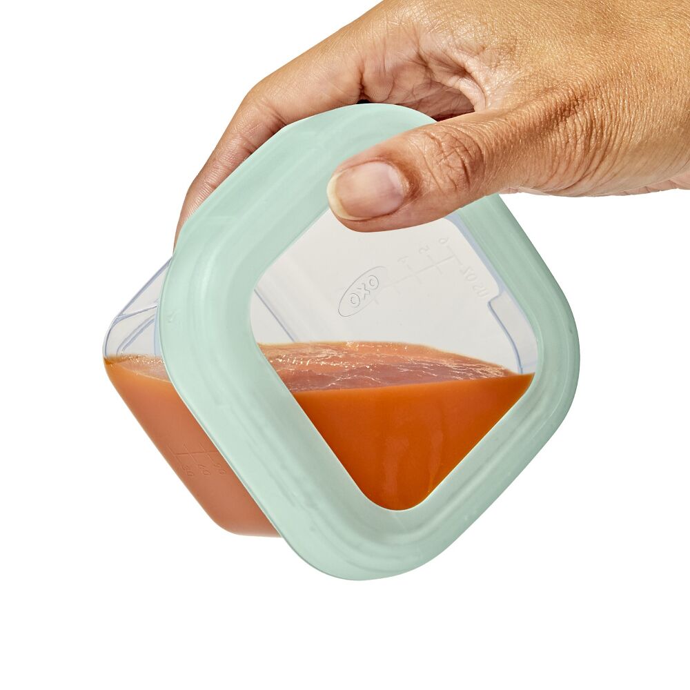 Baby Blocks Food Storage Containers (6 oz) - Opal I5