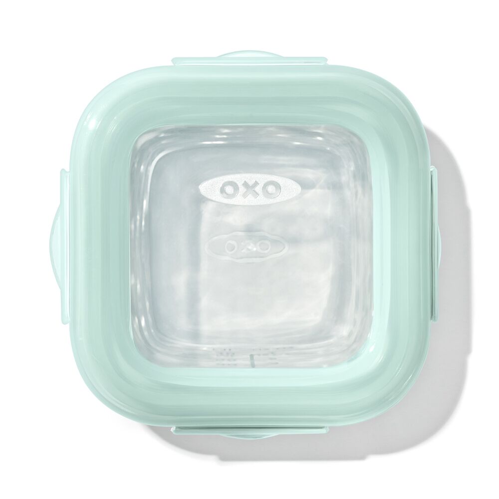 Glass Baby Blocks Food Storage Containers (4 oz) - Opal V6