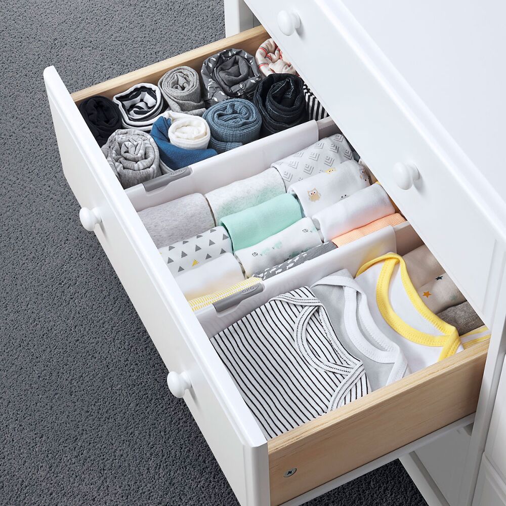 OXO TOT Expandable Dresser Drawer Divider - 4 Pack J4
